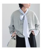 【テチチ/Te chichi】の裏毛ロゴプリントスウェット グレー|ID: prp329100004854586 ipo3291000000035715269