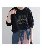 【テチチ/Te chichi】の裏毛ロゴプリントスウェット ネイビー|ID: prp329100004854586 ipo3291000000035715270