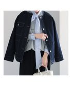 【テチチ/Te chichi】のノーカラーデニムジャケット ネイビー|ID: prp329100004854588 ipo3291000000035715276
