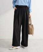 【グリーンパークス/Green Parks】のデザインタックワイドパンツ Black|ID: prp329100004854608 ipo3291000000035715342