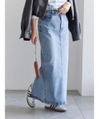 【テチチ/Te chichi】のデニムトラペーズスカート サックスブルー|ID: prp329100004854673 ipo3291000000035722440