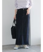 【テチチ/Te chichi】のデニムトラペーズスカート ネイビー|ID: prp329100004854673 ipo3291000000035722442