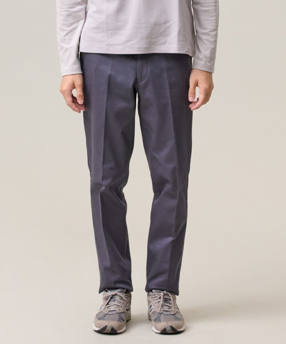 【ジェイ プレス/J.PRESS / MEN】の洗練されたシルエットと機能美【ストレッチ】トリコチン ステムテーパードパンツ_25年モデル インテリア・キッズ・メンズ・レディースファッション・服の通販 founy(ファニー) 　ファッション　Fashion　メンズファッション　Fashion for Men　ボトムス　Bottoms　スタイリッシュ　Stylish, Fashionable　ストレッチ　Stretch, Stretchy Fabric　スラックス　Slacks, Dress Pants　ドレス　Dress, One-Piece　定番　Standard, Basic Item　A/W・秋冬　Autumn/Winter　エレガント 上品　Elegant　グレー系|ID: prp329100004854687 ipo3291000000035722772