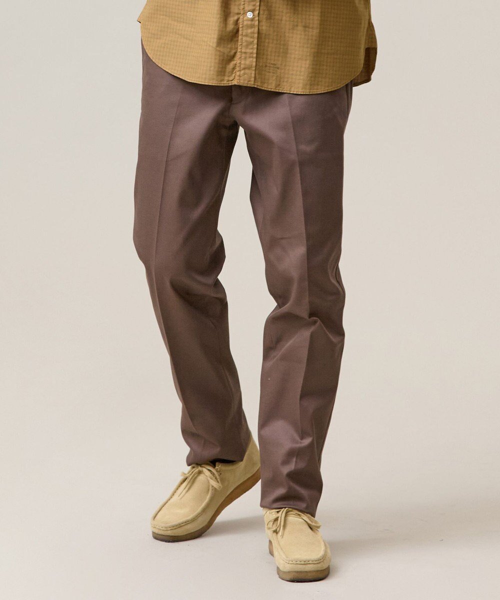 【ジェイ プレス/J.PRESS / MEN】の洗練されたシルエットと機能美【ストレッチ】トリコチン ステムテーパードパンツ_25年モデル インテリア・キッズ・メンズ・レディースファッション・服の通販 founy(ファニー) 　ファッション　Fashion　メンズファッション　Fashion for Men　ボトムス　Bottoms　スタイリッシュ　Stylish, Fashionable　ストレッチ　Stretch, Stretchy Fabric　スラックス　Slacks, Dress Pants　ドレス　Dress, One-Piece　定番　Standard, Basic Item　A/W・秋冬　Autumn/Winter　エレガント 上品　Elegant　ブラウン系|ID: prp329100004854687 ipo3291000000035722774
