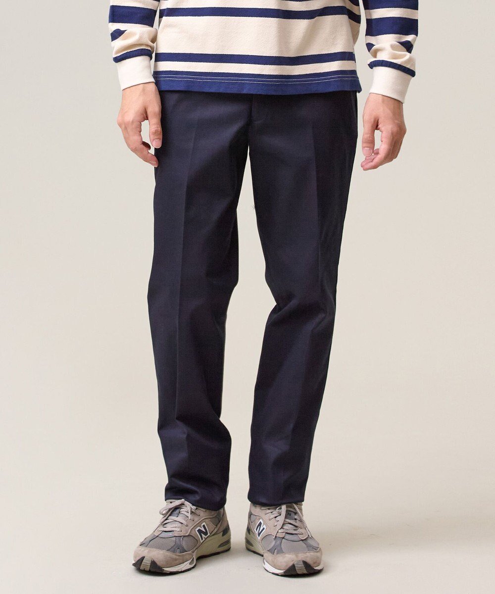 【ジェイ プレス/J.PRESS / MEN】の洗練されたシルエットと機能美【ストレッチ】トリコチン ステムテーパードパンツ_25年モデル インテリア・キッズ・メンズ・レディースファッション・服の通販 founy(ファニー) 　ファッション　Fashion　メンズファッション　Fashion for Men　ボトムス　Bottoms　スタイリッシュ　Stylish, Fashionable　ストレッチ　Stretch, Stretchy Fabric　スラックス　Slacks, Dress Pants　ドレス　Dress, One-Piece　定番　Standard, Basic Item　A/W・秋冬　Autumn/Winter　エレガント 上品　Elegant　ネイビー系|ID: prp329100004854687 ipo3291000000035722782