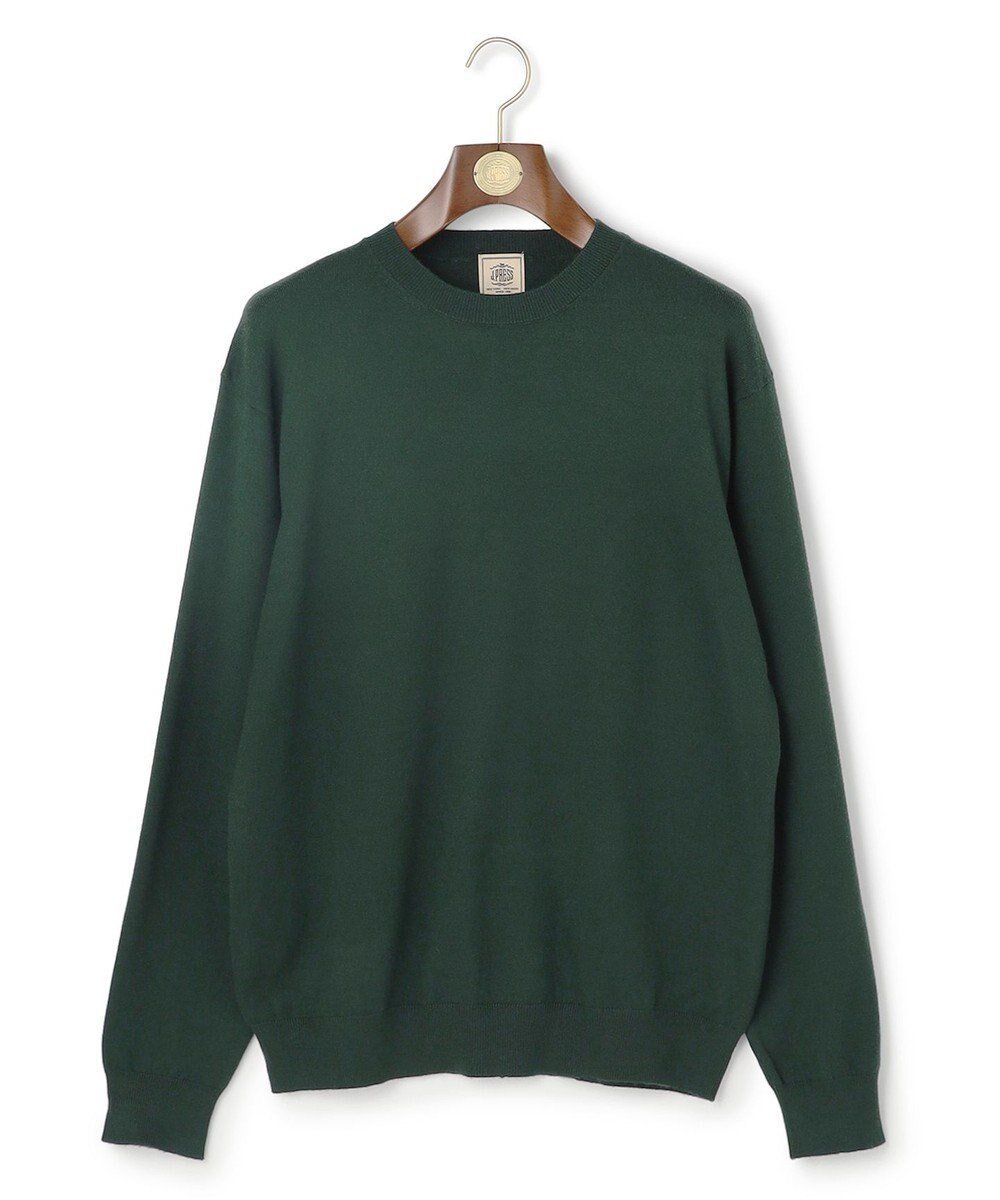 【ジェイ プレス/J.PRESS / MEN】の【WEB・一部店舗限定】レーヨンナイロンクルーネック ニット インテリア・キッズ・メンズ・レディースファッション・服の通販 founy(ファニー) 　ファッション　Fashion　メンズファッション　Fashion for Men　トップス・カットソー　Cut & Sew Tops　ニット・セーター / 定番トップス　Knit Tops & Sweaters　インナー　Innerwear　セーター　Sweater, Knitwear　洗える　Machine Washable　A/W・秋冬　Autumn/Winter　グリーン系|ID: prp329100004854688 ipo3291000000035722799