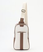 【ジョセフ アブード/JOSEPH ABBOUD / MEN】の【軽量/コンパクト】 ヘリンボンキャンバス ボディバッグ アイボリー系|ID: prp329100004854690 ipo3291000000035722928