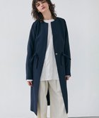 【ベイジ,/BEIGE,】の【洗える】PORDIC / ドロスト付きロングスプリングコート Navy|ID: prp329100004854692 ipo3291000000035723186