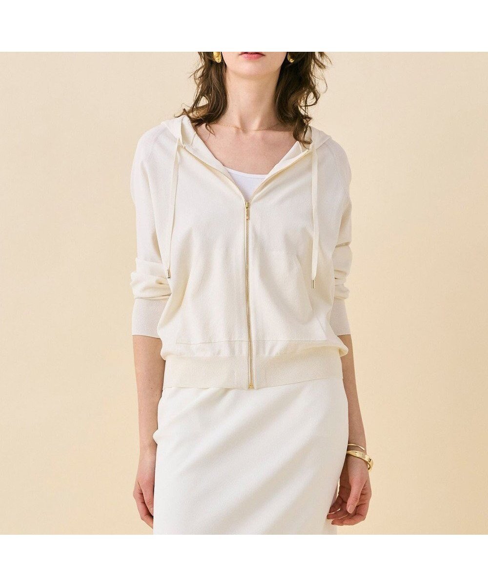 【ベイジ,/BEIGE,】の【WEB限定・洗える】MONSTERA / フーデットニット 人気、トレンドファッション・服の通販 founy(ファニー) 　ファッション　Fashion　レディースファッション　Fashion for Women　トップス・カットソー　Cut & Sew Tops　ニット　Knit Tops & Sweaters　レディースパーカー・カジュアルフーディー　Casual Hoodies & Sweatshirts　パーカー　Hoodie, Parka　夏　Summer　春　Spring　S/S・春夏　SS, Spring/Summer, Warm Season　洗える　Machine Washable　 other-1|ID: prp329100004854693 ipo3291000000035723336