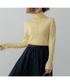 【23区/NIJYUSANKU】の【Oggi1月号/CLASSY.11月号掲載】ウーステッドウール リブタートルネック ニット ライトイエロー系|ID: prp329100004854699 ipo3291000000035723821