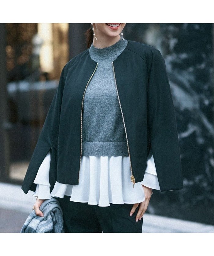 【23区/NIJYUSANKU】の【23区×Oggiコラボ /撥水加工】中綿 パディングタフタ ジャケット インテリア・キッズ・メンズ・レディースファッション・服の通販 founy(ファニー) https://founy.com/ 雑誌掲載アイテム Magazine Picks & Fashion Features ファッション雑誌 Fashion Magazines オッジ Oggi ファッション Fashion レディースファッション Fashion for Women アウター Coat / Outerwear Collection コート・ロングコート・ピーコート Long Coats, Peacoats & More レディースジャケット・軽アウター Jackets 1月号 January Issue インナー Innerwear コラボ Collaboration, Collab 軽量 Lightweight, Ultra Light ジャケット Jacket, Outerwear スリーブ Sleeve, Long Sleeve / Short Sleeve 雑誌 Magazine, Fashion Magazine タフタ Taffeta, Structured Fabric ダウン Down, Puffer トレンド Trend, Trending Now ポンチョ Poncho, Cape Style A/W・秋冬 Autumn/Winter エレガント 上品 Elegant |ID: prp329100004854705 ipo3291000000035724803