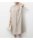 【23区/NIJYUSANKU】の【洗える】トリアセスラブストレッチ ワンピース 人気、トレンドファッション・服の通販 founy(ファニー) ファッション Fashion レディースファッション Fashion for Women ワンピース Dresses 春 Spring 洗える Machine Washable ギャザー Gathered, Ruffled スキッパー Skipper, Open Collar ストレッチ Stretch, Stretchy Fabric スリーブ Sleeve, Long Sleeve / Short Sleeve フレンチ French, French Style 半袖 Short Sleeve, Half Sleeve ワイド Wide, Wide Fit S/S・春夏 SS, Spring/Summer, Warm Season 夏 Summer 2025年 2025 2025-2026秋冬・A/W Autumn/Winter 2025–26 AW25–26 thumbnail ベージュ系|ID: prp329100004854716 ipo3291000000035726114