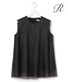 【23区/NIJYUSANKU】の【R(アール)】ライトダブルクロス オーガンジー コンビブラウス 人気、トレンドファッション・服の通販 founy(ファニー) ファッション Fashion レディースファッション Fashion for Women トップス・カットソー Cut & Sew Tops シャツ・ブラウス・オフィスカジュアル Elegant Blouses & Button-Ups インナー Innerwear オーガンジー Organza Fabric コンビ Combo, Combination Style シアー Sheer, See-Through ストレッチ Stretch, Stretchy Fabric セットアップ Set-Up, Coordinated Outfit ダブル Double, Double-Breasted ノースリーブ Sleeveless, No-Sleeve 人気 Popular, Best Seller A/W・秋冬 Autumn/Winter 冬 Winter / This Winter おすすめ Recommended / Our Picks ビジネス 仕事 通勤 Business / Work / Commuting 2025年 2025 2025-2026秋冬・A/W Autumn/Winter 2025–26 AW25–26 thumbnail ブラック系|ID: prp329100004854720 ipo3291000000035726273