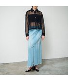 【グレース コンチネンタル/GRACE CONTINENTAL】のデニムタイトロングスカート サックス|ID: prp329100004854726 ipo3291000000035726761