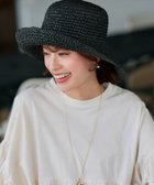 【ティアクラッセ/Tiaclasse】のペーパーバケットハット ブラック|ID: prp329100004854747 ipo3291000000035728255