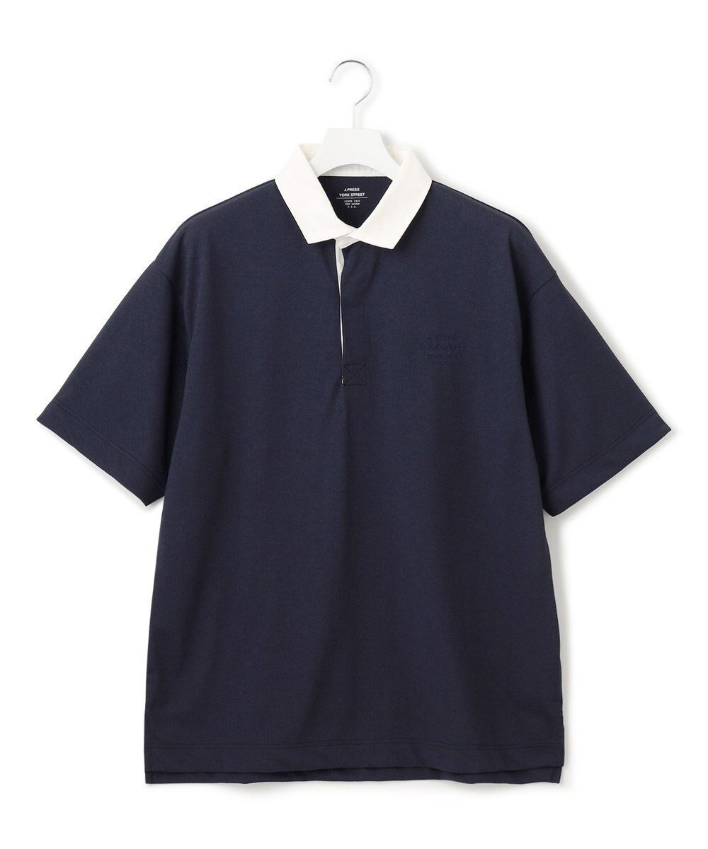 【ジェイプレスヨークストリート/J.PRESS YORK STREET】の【UNISEX】オーバーシルエットラガーシャツ インテリア・キッズ・メンズ・レディースファッション・服の通販 founy(ファニー) ファッション Fashion レディースファッション Fashion for Women トップス・カットソー Cut & Sew Tops シャツ・ブラウス・オフィスカジュアル Elegant Blouses & Button-Ups ポロシャツ・きれいめカジュアル Smart-Casual Polo Tops ユニセックス Unisex, Genderless ポロシャツ Polo Shirt, Collared Tee 夏 Summer 春 Spring S/S・春夏 SS, Spring/Summer, Warm Season ネイビー系|ID: prp329100004854766 ipo3291000000035729579
