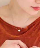 【フィービィー/phoebe】の【金属アレルギー対応】ワントップパールネックレス シルバー/サージカルステンレス シルバー|ID: prp329100004854800 ipo3291000000035731448