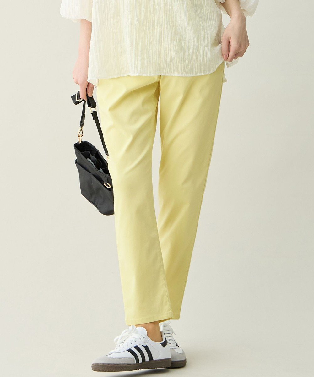 【エニー/ANY】の7daysデイリースリムパンツ インテリア・キッズ・メンズ・レディースファッション・服の通販 founy(ファニー) 　ファッション　Fashion　レディースファッション　Fashion for Women　パンツ　Pants & Trousers　春　Spring　カットソー　Cut and Sewn Top　吸水　Absorbent, Quick-Dry　ストレッチ　Stretch, Stretchy Fabric　スマート　Smart, Elegant　スリム　Slim, Slim Fit　フラット　Flat, Flat Shoes　フロント　Front, Front Design　ベーシック　Basic, Essential　S/S・春夏　SS, Spring/Summer, Warm Season　おすすめ　Recommended / Our Picks　夏　Summer　ビジネス 仕事 通勤　Business / Work / Commuting　イエロー|ID: prp329100004854818 ipo3291000000035732720