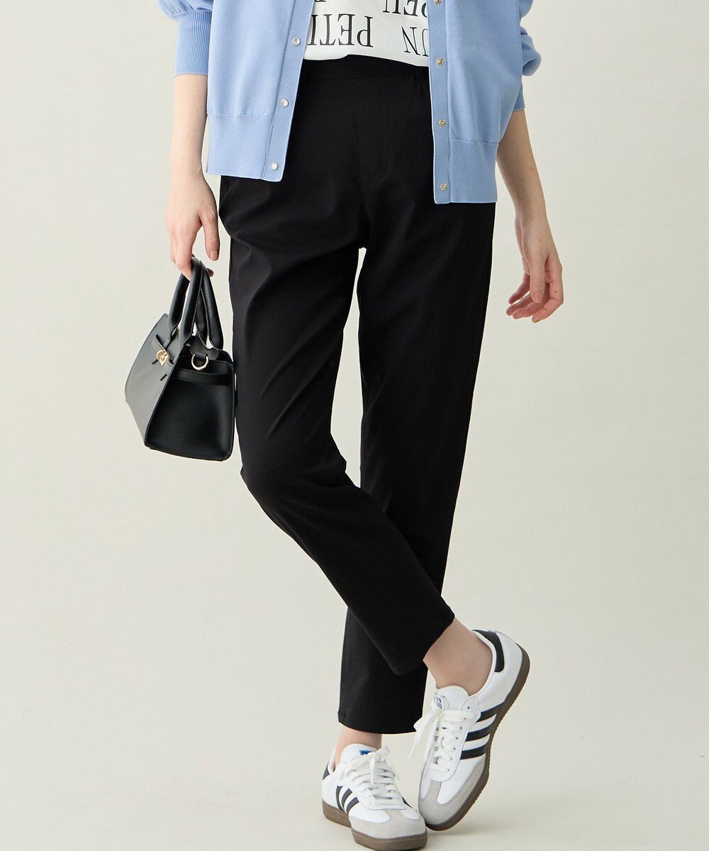 【エニー/ANY】の7daysデイリースリムパンツ インテリア・キッズ・メンズ・レディースファッション・服の通販 founy(ファニー) 　ファッション　Fashion　レディースファッション　Fashion for Women　パンツ　Pants & Trousers　春　Spring　カットソー　Cut and Sewn Top　吸水　Absorbent, Quick-Dry　ストレッチ　Stretch, Stretchy Fabric　スマート　Smart, Elegant　スリム　Slim, Slim Fit　フラット　Flat, Flat Shoes　フロント　Front, Front Design　ベーシック　Basic, Essential　S/S・春夏　SS, Spring/Summer, Warm Season　おすすめ　Recommended / Our Picks　夏　Summer　ビジネス 仕事 通勤　Business / Work / Commuting　ブラック|ID: prp329100004854818 ipo3291000000035732724