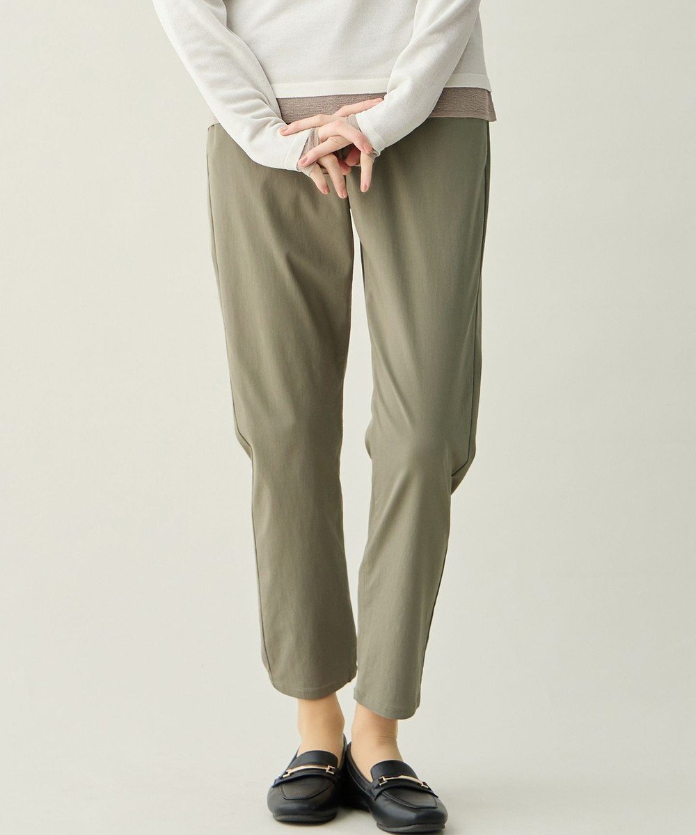 【エニー/ANY】の7daysデイリースリムパンツ インテリア・キッズ・メンズ・レディースファッション・服の通販 founy(ファニー) 　ファッション　Fashion　レディースファッション　Fashion for Women　パンツ　Pants & Trousers　春　Spring　カットソー　Cut and Sewn Top　吸水　Absorbent, Quick-Dry　ストレッチ　Stretch, Stretchy Fabric　スマート　Smart, Elegant　スリム　Slim, Slim Fit　フラット　Flat, Flat Shoes　フロント　Front, Front Design　ベーシック　Basic, Essential　S/S・春夏　SS, Spring/Summer, Warm Season　おすすめ　Recommended / Our Picks　夏　Summer　ビジネス 仕事 通勤　Business / Work / Commuting　カーキ|ID: prp329100004854818 ipo3291000000035732735