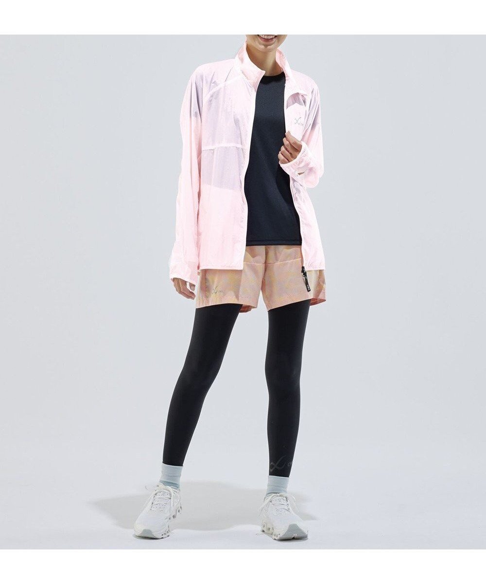 【シーダブリューエックス/CW-X】の【UNISEX】 CW-X ウインドブレーカー 上下開きファスナー スポーツウェア 長袖 ハイネック ユニセックス DWR599 /ワコール インテリア・キッズ・メンズ・レディースファッション・服の通販 founy(ファニー) ファッション Fashion レディースファッション Fashion for Women トップス・カットソー Cut & Sew Tops スポーツウェア Functional & Stylish Sportswear スポーツ トップス Athletic Tops / Workout Tops / Training Shirts ユニセックス Unisex, Genderless スポーツ Sports, Activewear ハイネック High Neck, Mock Neck プリント Print, Printed Pattern ポケット Pocket, Pocket Detail 長袖 Long Sleeve, Full Sleeve サーモンピンク|ID: prp329100004854820 ipo3291000000035732802