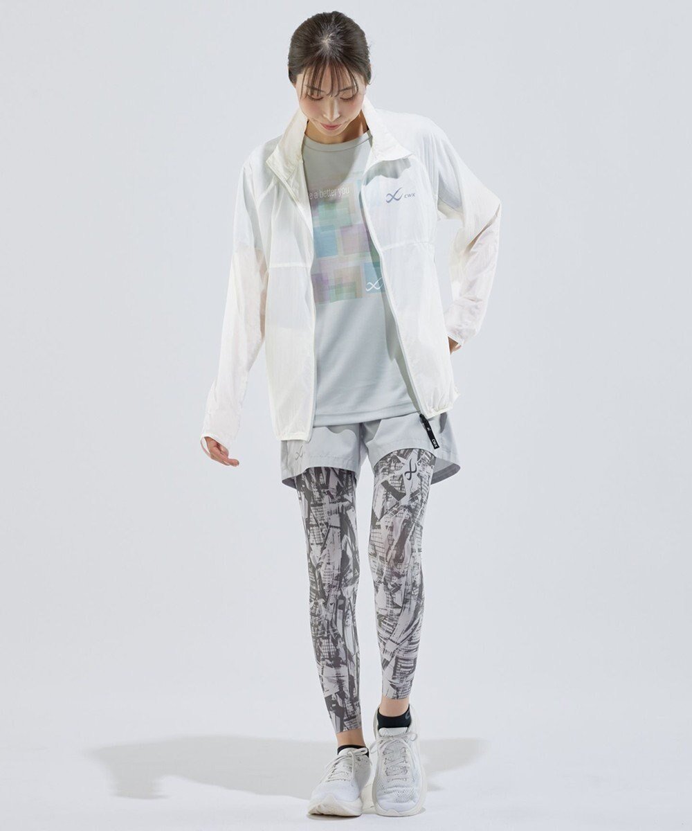 【シーダブリューエックス/CW-X】の【UNISEX】 CW-X ウインドブレーカー 上下開きファスナー スポーツウェア 長袖 ハイネック ユニセックス DWR599 /ワコール インテリア・キッズ・メンズ・レディースファッション・服の通販 founy(ファニー) ファッション Fashion レディースファッション Fashion for Women トップス・カットソー Cut & Sew Tops スポーツウェア Functional & Stylish Sportswear スポーツ トップス Athletic Tops / Workout Tops / Training Shirts ユニセックス Unisex, Genderless スポーツ Sports, Activewear ハイネック High Neck, Mock Neck プリント Print, Printed Pattern ポケット Pocket, Pocket Detail 長袖 Long Sleeve, Full Sleeve ホワイト|ID: prp329100004854820 ipo3291000000035732808