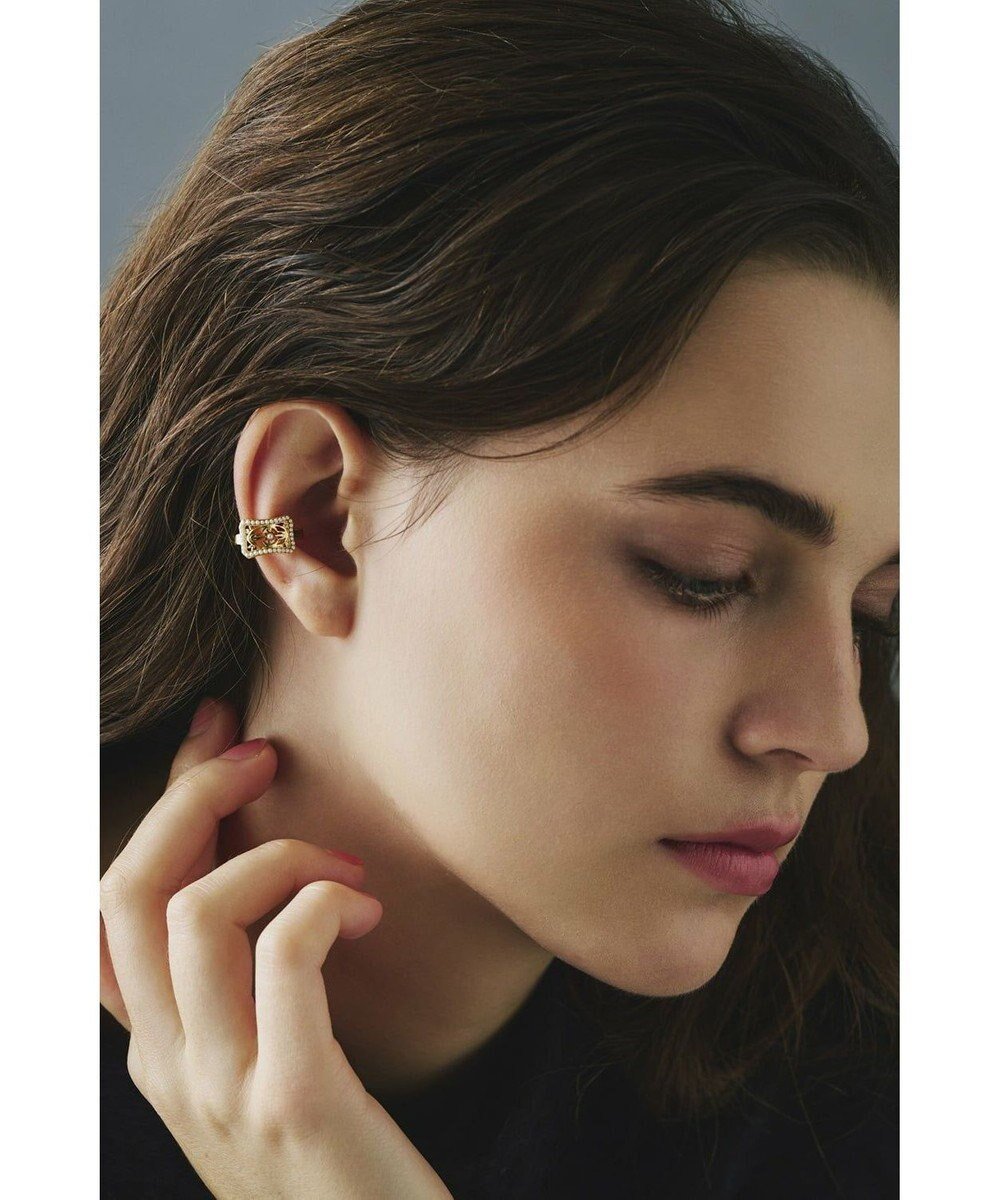 【アクセソワドゥマドモワゼルジャップ/A.D.M.J】のスクエアイヤーカフ(片側のみ) インテリア・キッズ・メンズ・レディースファッション・服の通販 founy(ファニー) 　ファッション　Fashion　レディースファッション　Fashion for Women　アクセサリー　Fashion Accessories　クリスタル　Crystal, Swarovski　ジュエリー　Jewelry, Accessories　スワロフスキー　Swarovski, Crystal Accent　センター　Center, Center Line　パール　Pearl, Pearl Accent　GOLD|ID: prp329100004854836 ipo3291000000035733287