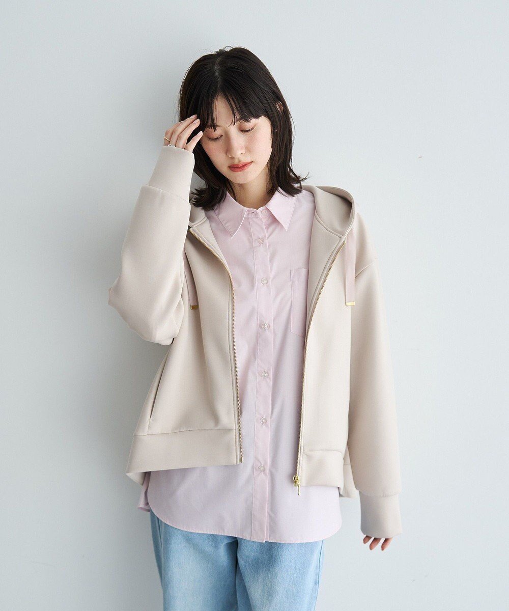 【イェッカ ヴェッカ/YECCA VECCA】のバックプリーツZIPフーディー 人気、トレンドファッション・服の通販 founy(ファニー) 　ファッション　Fashion　レディースファッション　Fashion for Women　トップス・カットソー　Cut & Sew Tops　レディースパーカー・カジュアルフーディー　Casual Hoodies & Sweatshirts　パーカー　Hoodie, Parka　プリーツ　Pleats, Pleated　ポケット　Pocket, Pocket Detail　人気　Popular, Best Seller　夏　Summer　定番　Standard, Basic Item　春　Spring　S/S・春夏　SS, Spring/Summer, Warm Season　羽織　Haori, Light Jacket　 other-1|ID: prp329100004854838 ipo3291000000035938882
