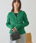 【アメリカンホリック/AMERICAN HOLIC】のケーブルニットカーディガン Green|ID: prp329100004854862 ipo3291000000035733689