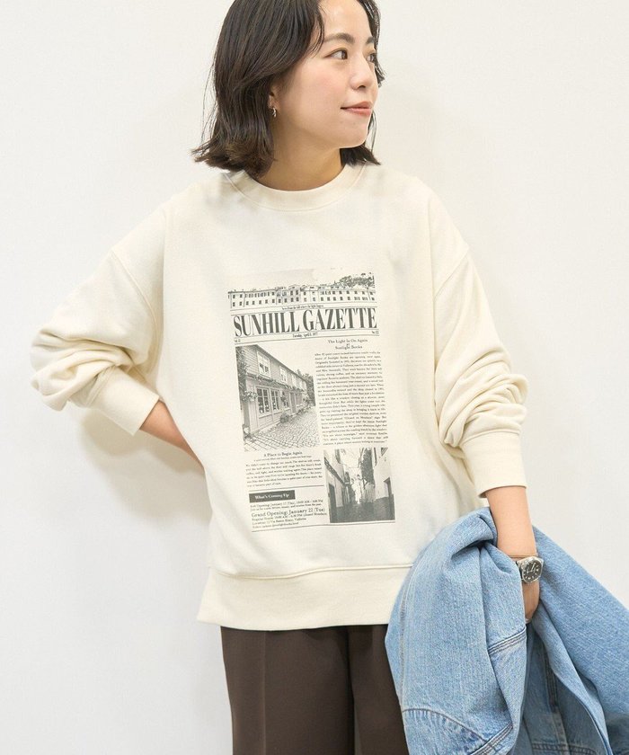 【アメリカンホリック/AMERICAN HOLIC】のNews paperスウェット インテリア・キッズ・メンズ・レディースファッション・服の通販 founy(ファニー) https://founy.com/ ファッション Fashion レディースファッション Fashion for Women トップス・カットソー Cut & Sew Tops レディースパーカー・カジュアルフーディー Casual Hoodies & Sweatshirts スウェット・クルーネックトップス Sweatshirts & Crewnecks / Relaxed Fit Sweat Tops アメリカン American Style 春 Spring 秋 Autumn グラフィック Graphic, Graphic Design スウェット / スエット Sweatshirt, Sweatwear スタイリッシュ Stylish, Fashionable ポケット Pocket, Pocket Detail モチーフ Motif, Design Theme S/S・春夏 SS, Spring/Summer, Warm Season 夏 Summer |ID: prp329100004854864 ipo3291000000035733770