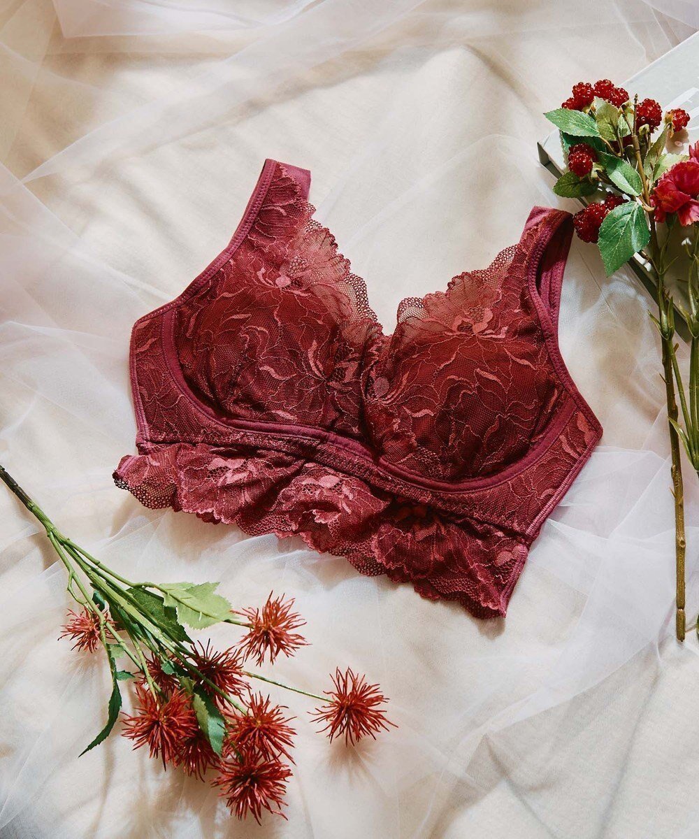 【三愛水着楽園/San-ai Resort】の毎日らくちん 楽しくバストケアもちもちナイトブラ【ナイト&ディブラ】フロントホック無し 【northerly】 インテリア・キッズ・メンズ・レディースファッション・服の通販 founy(ファニー) ファッション Fashion レディースファッション Fashion for Women おすすめ Recommended / Our Picks アンダー Underwear Essentials カシュクール Wrap Design フロント Front, Front Design ブラジャー Bra, Lingerie ポケット Pocket, Pocket Detail ラップ Wrap, Wrap Design レース Lace, Lace Fabric ワイヤー Wire, Wired Bra バーガンディ|ID: prp329100004854869 ipo3291000000035734013