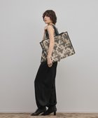 【グレース コンチネンタル/GRACE CONTINENTAL】のアニマルジャガードトートバッグ ベージュ|ID: prp329100004854886 ipo3291000000035734442