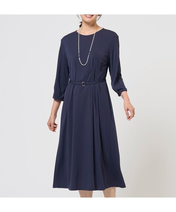 【ジェイ プレス/J.PRESS】のトリアセスムース フレア ワンピース インテリア・キッズ・メンズ・レディースファッション・服の通販 founy(ファニー) https://founy.com/ ファッション Fashion レディースファッション Fashion for Women ワンピース Dresses 春 Spring ジャケット Jacket, Outerwear ドレープ Drape, Draping Fabric フィット Fit, Slim Fit フォルム Silhouette, Form フレア Flare, Flared ペチコート Petticoat, Underskirt S/S・春夏 SS, Spring/Summer, Warm Season 夏 Summer エレガント 上品 Elegant |ID: prp329100004854903 ipo3291000000035734645