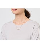 【ジェイ プレス/J.PRESS】の【リバーシブル】エポバー ネックレス ケシゴールド×ベージュ系|ID: prp329100004854907 ipo3291000000035734715