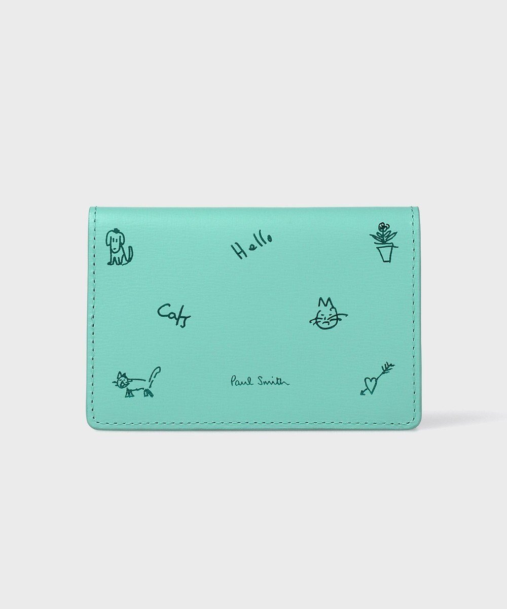 【ポール スミス/Paul Smith】のカラードゥードゥル パスケース インテリア・キッズ・メンズ・レディースファッション・服の通販 founy(ファニー) 　ファッション　Fashion　レディースファッション　Fashion for Women　ミニ財布・二つ折り財布　Wallets & Card Cases　エレガント 上品　Elegant　財布　Wallet, Purse　モチーフ　Motif, Design Theme　ワンポイント　One Point, Statement Accent　ギフト プレゼント　Gift / Present　ミントグリーン|ID: prp329100004854913 ipo3291000000035734924