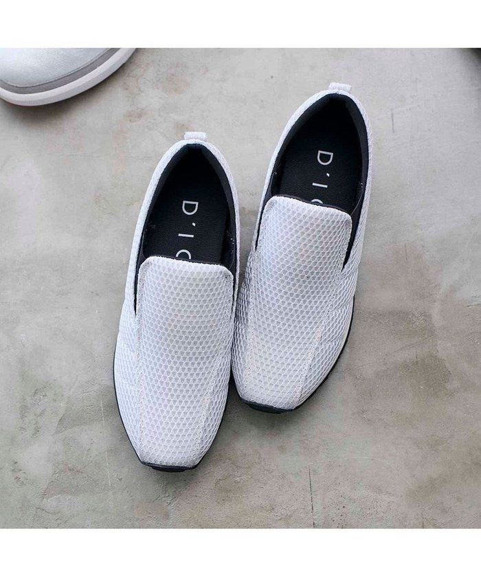 【モード エ ジャコモ/MODE ET JACOMO】のD ICI ナイロンメッシュスニーカー インテリア・キッズ・メンズ・レディースファッション・服の通販 founy(ファニー) https://founy.com/ ファッション Fashion レディースファッション Fashion for Women 軽量 Lightweight, Ultra Light シンプル Simple, Minimal スニーカー Sneakers, Trainers スポーティ Sporty, Casual Athletic スリッポン Slip-On, Loafer 人気 Popular, Best Seller フォルム Silhouette, Form メッシュ Mesh, Net Fabric 旅行 Travel エレガント 上品 Elegant |ID: prp329100004854919 ipo3291000000035735108