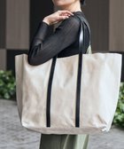 【エースバッグズアンドラゲッジ/ACE BAGS & LUGGAGE】の【雑誌掲載】UNTRACK PARK/TC コットン 横型トートバッグ XL 60064 アントラック オフホワイト|ID: prp329100004854955 ipo3291000000035760077