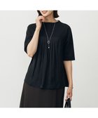 【ジェイ プレス/J.PRESS】の【洗える・抗菌防臭・接触冷感・吸水速乾】ドライポンチ フレア カットソー ブラック系|ID: prp329100004854959 ipo3291000000035760264