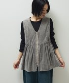 【グリーンパークス/Green Parks】の・ELENCARE DUE ケミカルコーデュロイベスト Gray|ID: prp329100004854967 ipo3291000000035760471