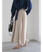 【テチチ/Te chichi】のダブルタックフレアスカート ライトベージュ|ID: prp329100004854971 ipo3291000000035760620