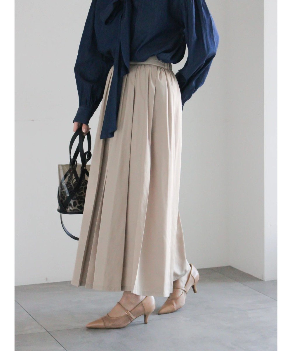 【テチチ/Te chichi】のダブルタックフレアスカート インテリア・キッズ・メンズ・レディースファッション・服の通販 founy(ファニー) 　ファッション　Fashion　レディースファッション　Fashion for Women　スカート　Skirts　Aライン・フレアスカート　A-Line & Flared Skirts　バランス　Balance, Style Balance　エレガント 上品　Elegant　夏　Summer　S/S・春夏　SS, Spring/Summer, Warm Season　A/W・秋冬　Autumn/Winter　ライトベージュ|ID: prp329100004854971 ipo3291000000035760620