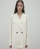 【ベイジ,/BEIGE,】の【洗える・FUDGE 6月号掲載】MALLOW / コットンテーラードオーバージャケット Meringue|ID: prp329100004854997 ipo3291000000035761124