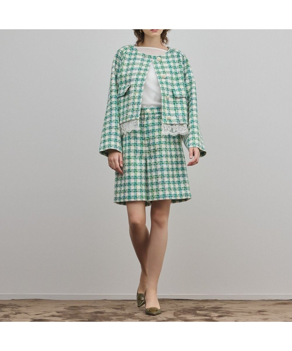 【グレース コンチネンタル/GRACE CONTINENTAL】のツイードショートパンツ 人気、トレンドファッション・服の通販 founy(ファニー) 　ファッション　Fashion　レディースファッション　Fashion for Women　パンツ　Pants & Trousers　ショートパンツ・ハーフパンツ　High-Waisted & Relaxed Shorts　おすすめ　Recommended / Our Picks　カラフル　Colorful Design　ジャケット　Jacket, Outerwear　セットアップ　Set-Up, Coordinated Outfit　ツイード　Twill, Twill Weave　夏　Summer　春　Spring　S/S・春夏　SS, Spring/Summer, Warm Season　 other-1|ID: prp329100004855005 ipo3291000000035761385