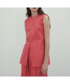 【ベイジ,/BEIGE,】の【洗える・GISELe 6月号掲載】MALLOW / バックリボンコットンノースリーブブラウス Poppy Red|ID: prp329100004855008 ipo3291000000035761593