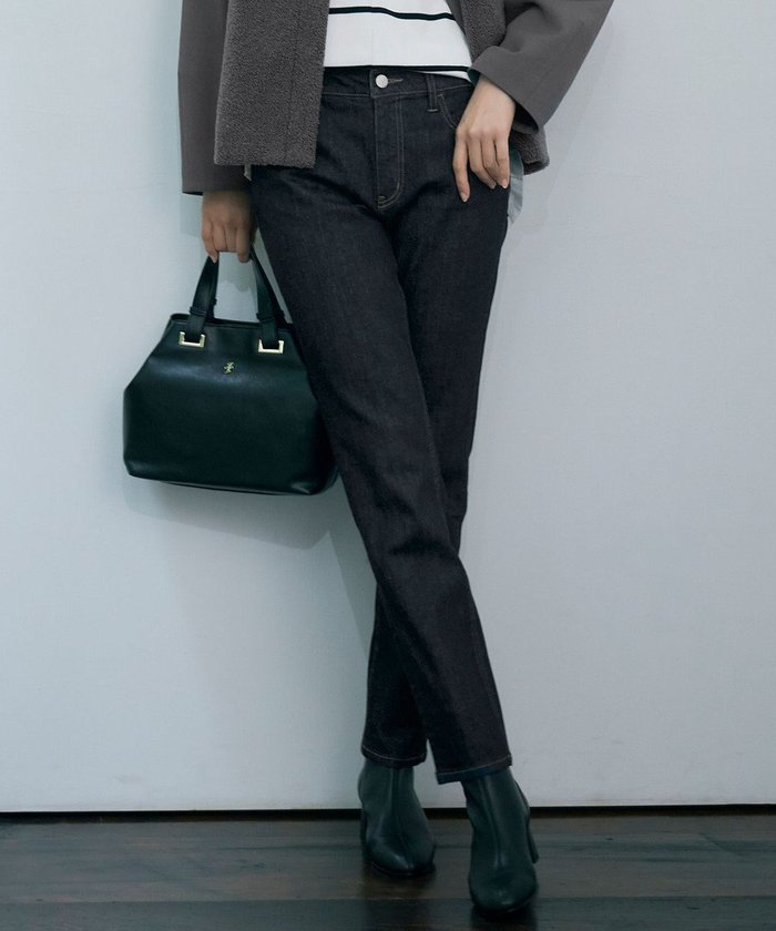 【自由区/JIYU-KU】の【洗える】365デニムスリムストレート パンツ インテリア・キッズ・メンズ・レディースファッション・服の通販 founy(ファニー) https://founy.com/ ファッション Fashion レディースファッション Fashion for Women パンツ Pants & Trousers デニムパンツ・ジーンズ・美脚デニム Denim Jeans & Pants インディゴ Indigo Denim ストレッチ Stretch, Stretchy Fabric ダブル Double, Double-Breasted デニム Denim, Jeans Material フィット Fit, Slim Fit ポケット Pocket, Pocket Detail 定番 Standard, Basic Item 洗える Machine Washable A/W・秋冬 Autumn/Winter |ID: prp329100004855019 ipo3291000000035762091