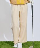 【ピーダブリュサーキュラス/PW CIRCULUS】の【WOMEN】イージーワイドパンツ ゴルフウェア レディース アイボリー系|ID: prp329100004855022 ipo3291000000035762341