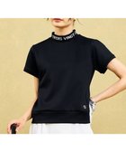 【23区 ゴルフ/NIJYUSANKU GOLF】の【WOMEN】ライトダンボール ロゴリブモックネック ブラック系|ID: prp329100004855050 ipo3291000000035763190