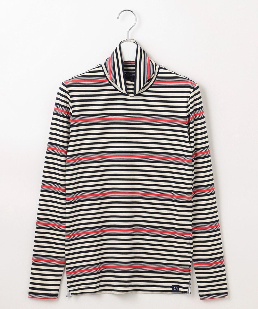 【23区 ゴルフ/NIJYUSANKU GOLF】の【WOMEN】エニワイズ タートルネックシャツ インテリア・キッズ・メンズ・レディースファッション・服の通販 founy(ファニー) 　ファッション　Fashion　レディースファッション　Fashion for Women　トップス・カットソー　Cut & Sew Tops　シャツ・ブラウス・オフィスカジュアル　Elegant Blouses & Button-Ups　ロングTシャツ・Tシャツ　Longline T-Shirts & Tees　カットソー・ベーシックTシャツ　Cut-and-Sewn Tops / Stretch Tees & Basics　タートルネック・ハイネックトップス　Turtlenecks & High-Neck Tops　ゴルフ　Golf　なめらか　Smooth, Silky Texture　インナー　Innerwear　カットソー　Cut and Sewn Top　タートルネック　Turtleneck, High Neck　人気　Popular, Best Seller　定番　Standard, Basic Item　A/W・秋冬　Autumn/Winter　ネイビー系1|ID: prp329100004855054 ipo3291000000035763328