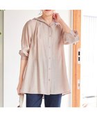 【ティアクラッセ/Tiaclasse】のフード付きフレアチュニック ピンク|ID: prp329100004855062 ipo3291000000035763527