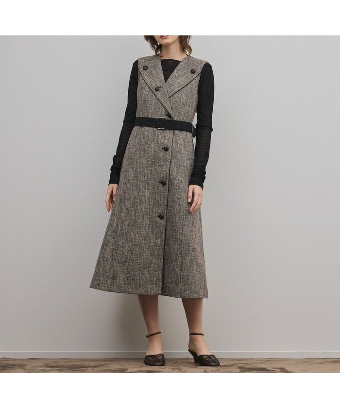 【グレース コンチネンタル/GRACE CONTINENTAL】のツイーディジャンパースカート インテリア・キッズ・メンズ・レディースファッション・服の通販 founy(ファニー) https://founy.com/ ファッション Fashion レディースファッション Fashion for Women スカート Skirts おすすめ Recommended / Our Picks インナー Innerwear カットソー Cut and Sewn Top ツイード Twill, Twill Weave ロング Long, Long-Length 夏 Summer 春 Spring S/S・春夏 SS, Spring/Summer, Warm Season |ID: prp329100004855096 ipo3291000000035764561